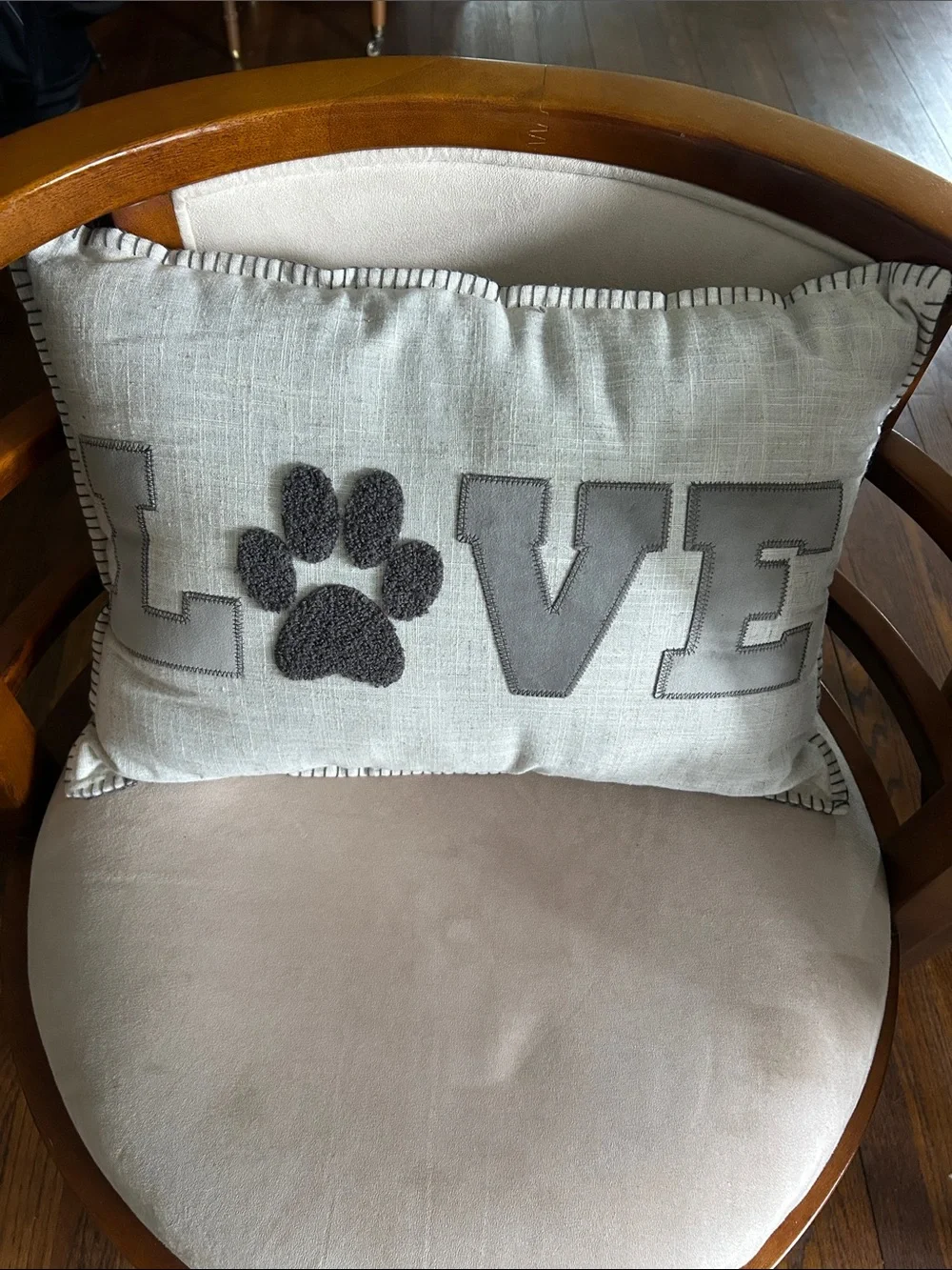 Dog Love Decorative Pillow NWOT 20x15